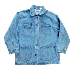 VTG Basic Editions Denim Shacket #673